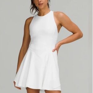 Lululemon court crush dress white size 6